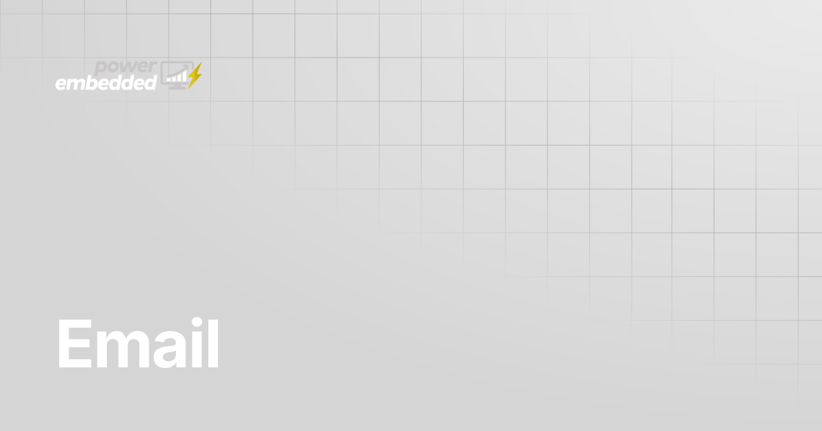 Email | Power Embedded